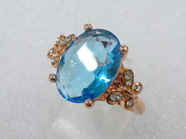 COLORED STONE FASHION RING / JP SIZE 20.5
